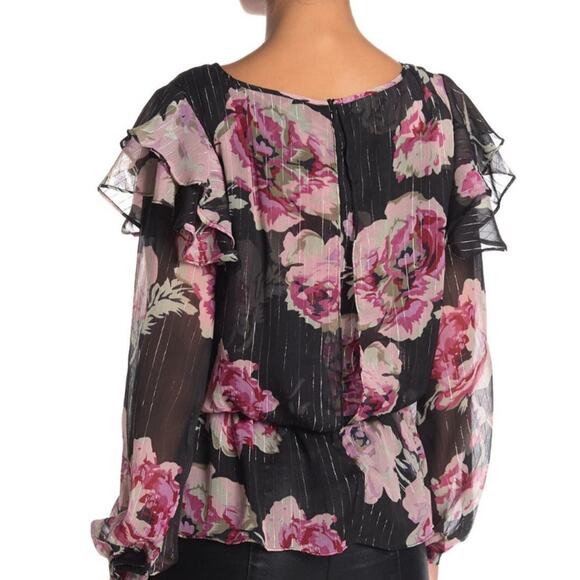 Walter Baker Evelyn Top Floral Print - Picture 3 of 6